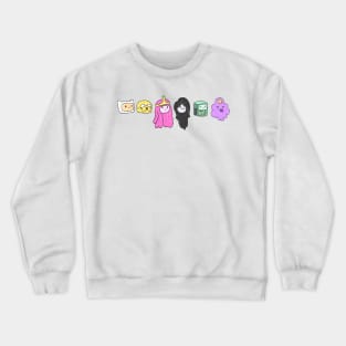 Adventure Time Headshot Lineup Crewneck Sweatshirt